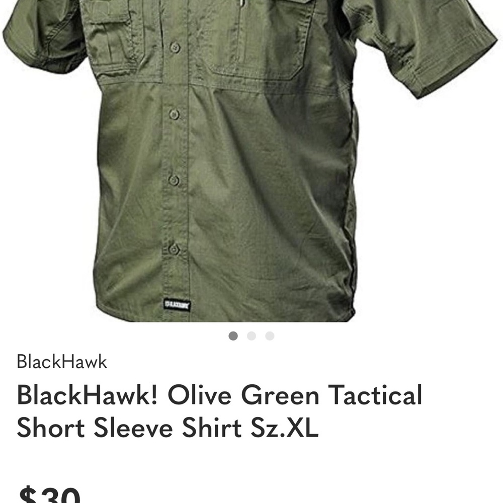 Olive Green Tactical Shirt for Men